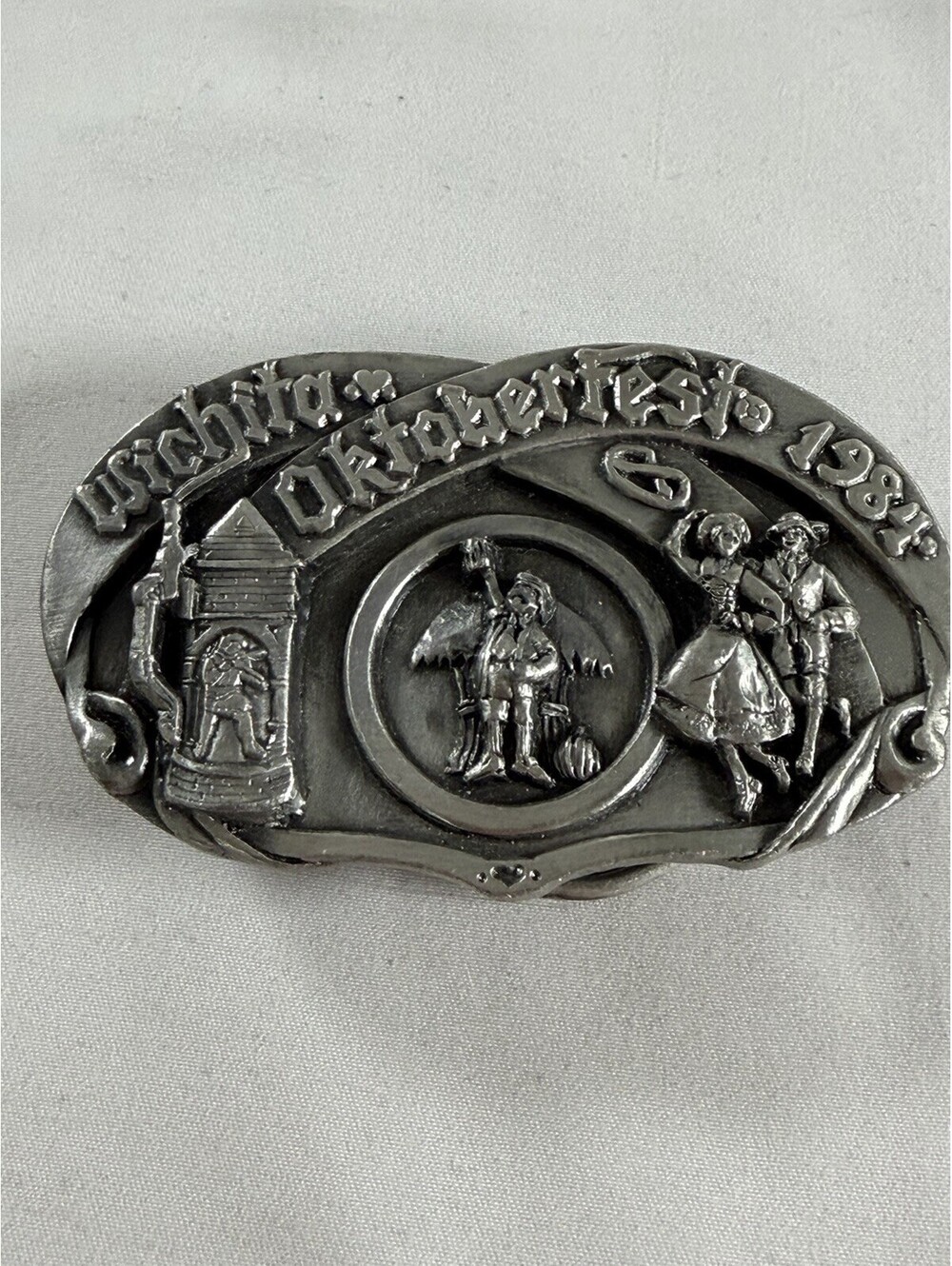 Wichita Oktoberfest 1984 Limited Edition Belt Buckle 409/500